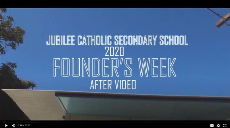 Watch: Jubilee Catholic Secondary School honour the Founder Watch: Jubilee Catholic Secondary School honour the Founder